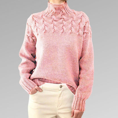 Raquel | Elegant cable knit sweater