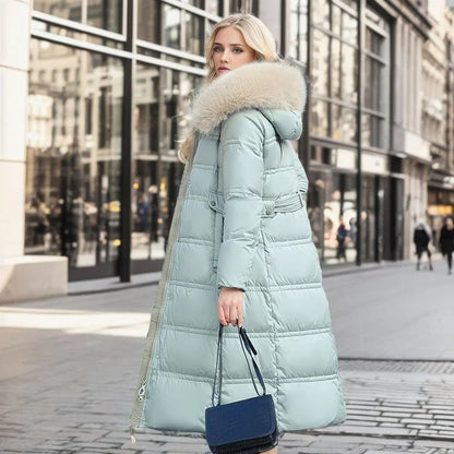 Melanie | Luxurious winter parka with fur hood